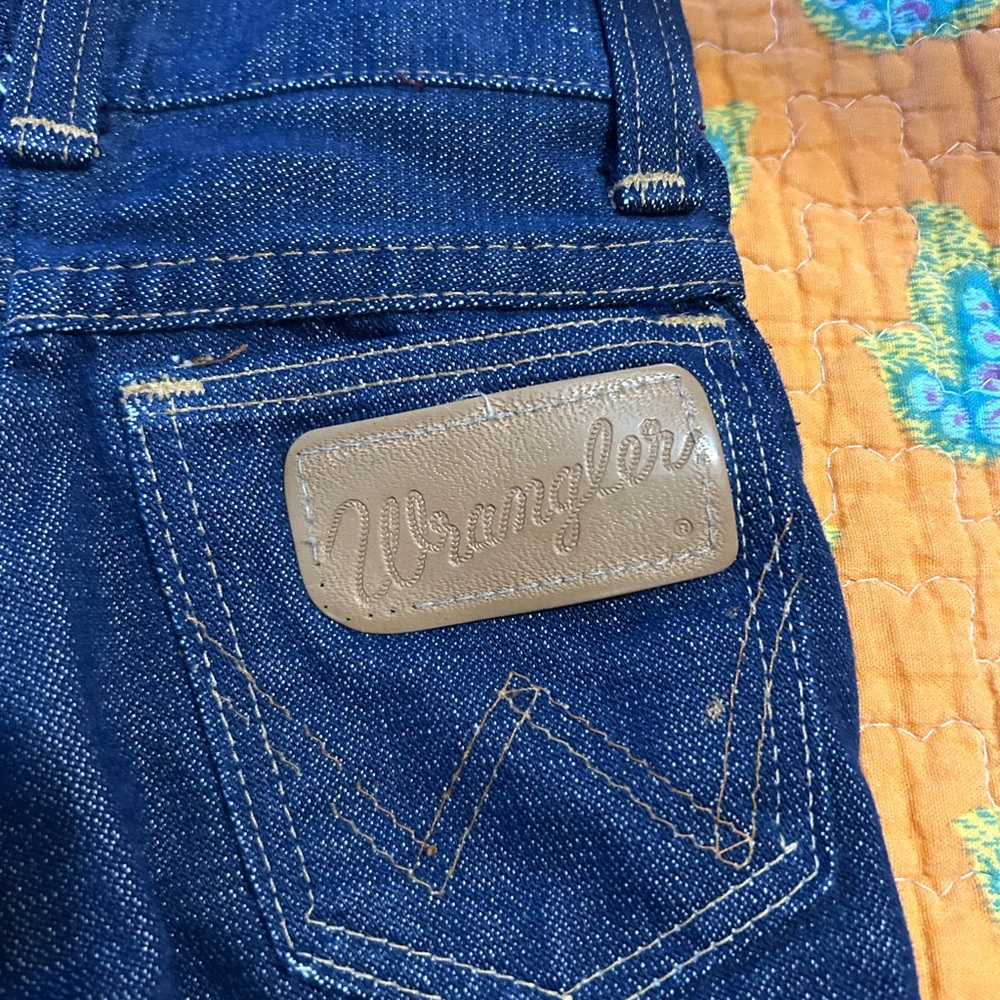 Wrangler Girls Dark Wash Flare Denim Jeans - Picture 5 of 7